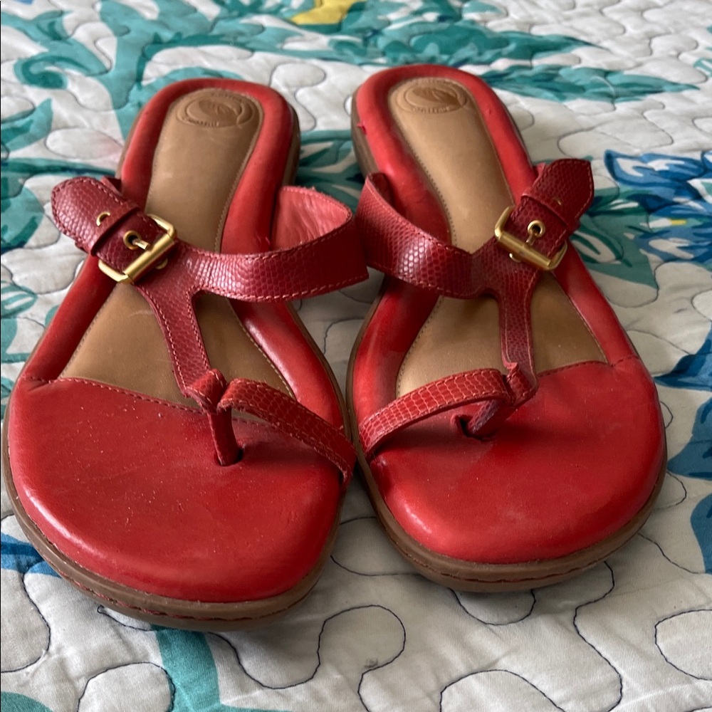 Nurture by Lamaze Vibrant Orange Sandals